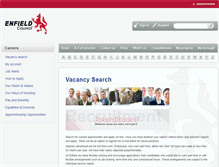 Tablet Screenshot of jobs.enfield.gov.uk